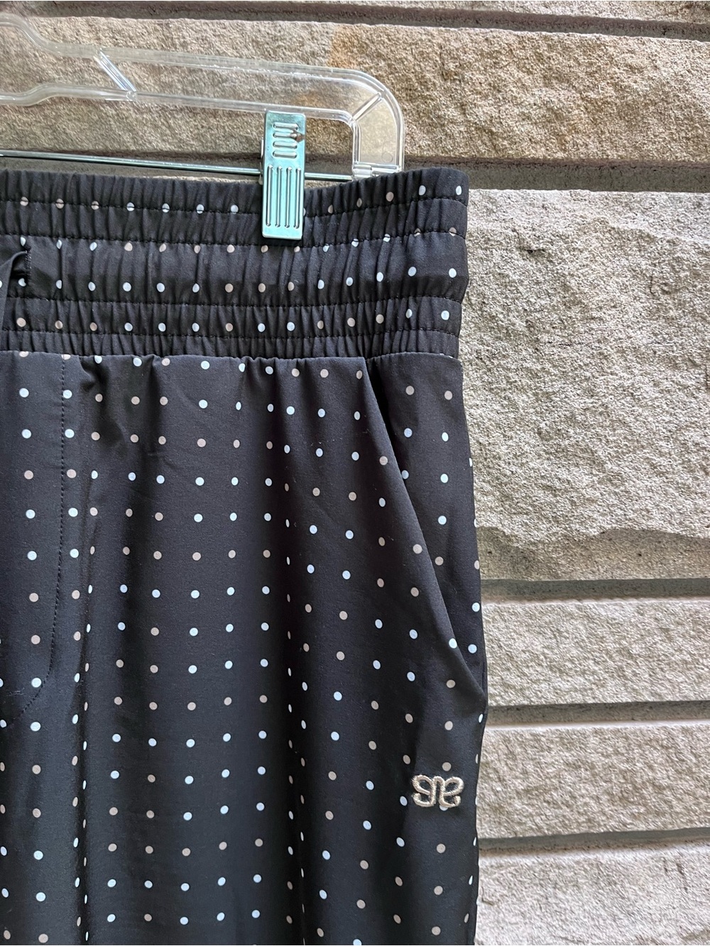 Albion Wide Leg Pants Dotty Black Medium - Picture 7 of 13